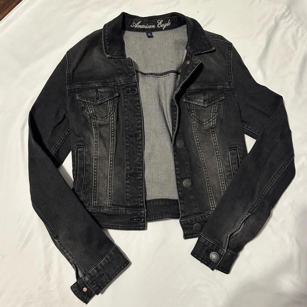 American Eagle black Denim Jacket